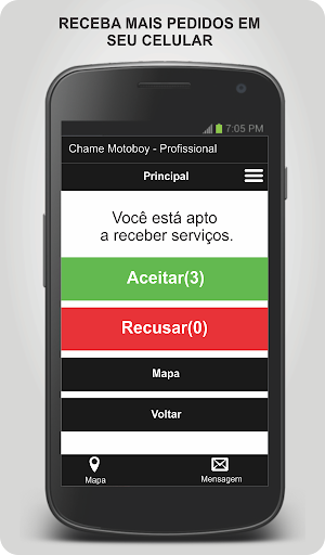 Chame Motoboy - Profissional Screenshot 1
