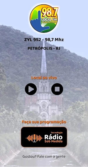 Rádio Local FM Petrópolis Screenshot 0