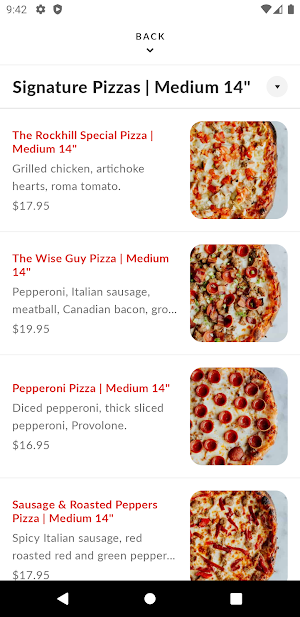 Rockhill Pizza Screenshot 2