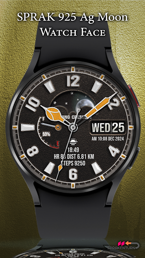 SPRAK 925 Ag Moon Watch Face Screenshot 1