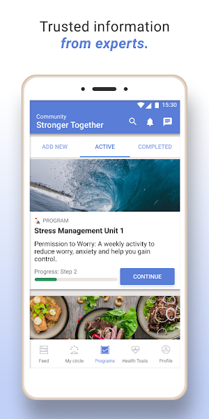Stronger Together: Staying Healthy at Home Screenshot 1