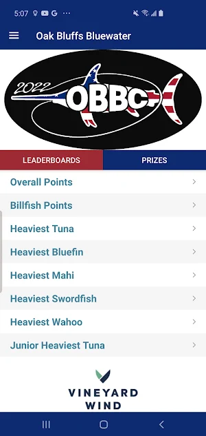 Oak Bluffs Bluewater Classic Screenshot 0