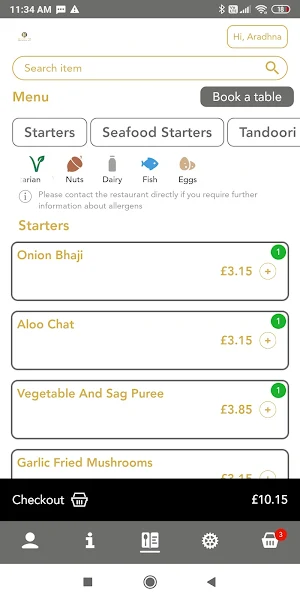 Radhuni Cannock Screenshot 1
