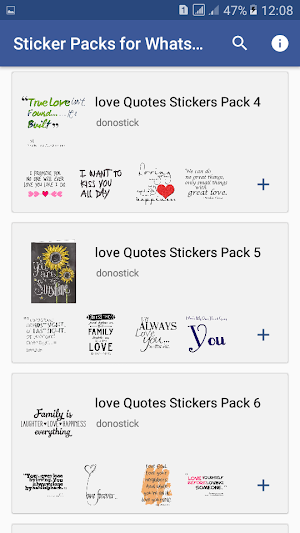 Love Quotes Stickers for WhatsApp Screenshot 1