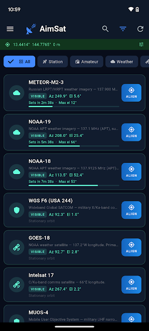 AimSat Screenshot 0