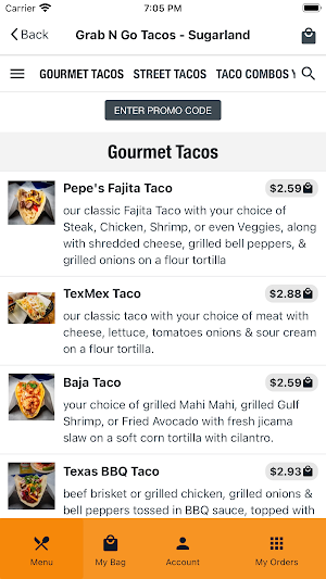 Grab N Go Tacos Screenshot 2