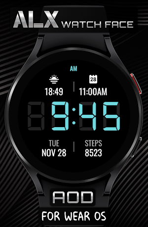 ALX21 LCD Watch Face screenshot 5