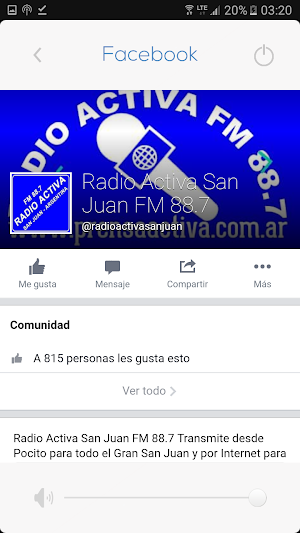 Radio Activa 88.7 - San Juan Screenshot 1