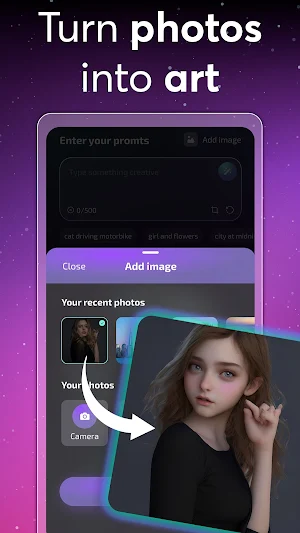 AI Art Generator: Photo Editor Screenshot 1