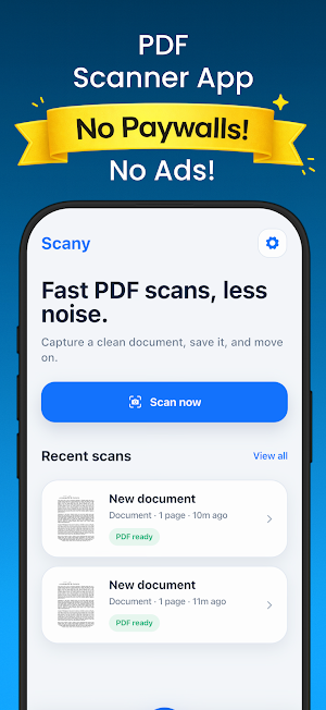 PDF Scanner - Scany Screenshot 0
