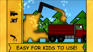 Kids Trucks: Puzzles 2 - Gold Screenshot 2