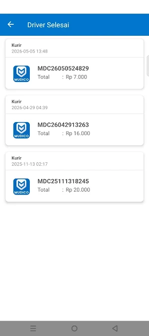 Mudico Driver – Ojek & Kurir Screenshot 2