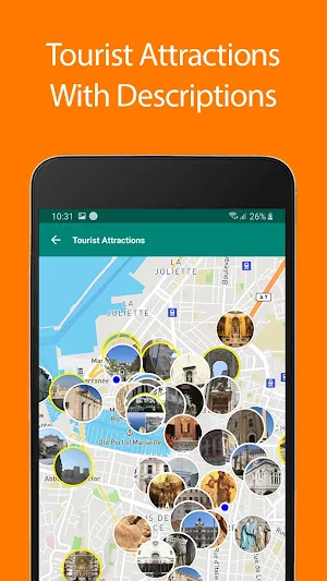 Marseille Offline Map and Travel Guide Screenshot 0