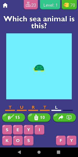 Guess The Sea Animal By Emoji Screenshot 0
