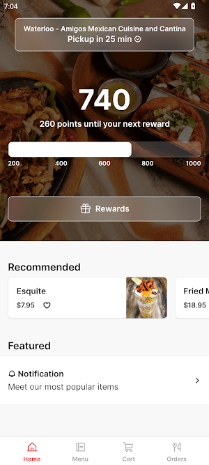 Amigos Mexican Cuisine Screenshot 0