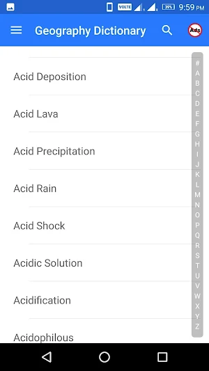 Geography Dictionary Screenshot 2