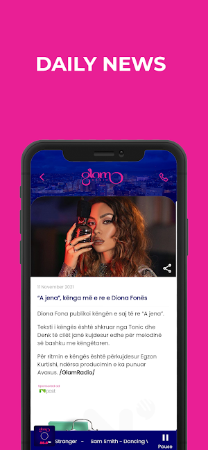 Glam Radio Screenshot 2
