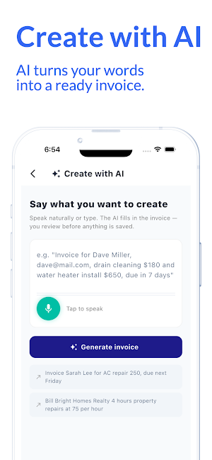 Invoice maker & estimate Screenshot 3