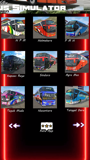 Livery Skinbus Simulator Keren Screenshot 2