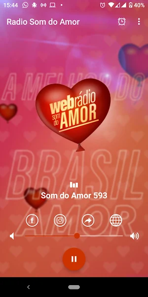 Web Rádio Som do Amor Screenshot 0