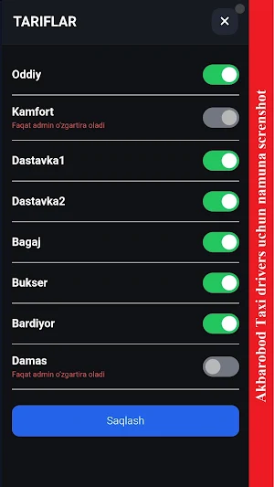AkbarobodTaxiDriver Screenshot 2
