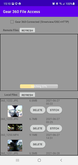 Gear 360 File Access Pro Screenshot 3