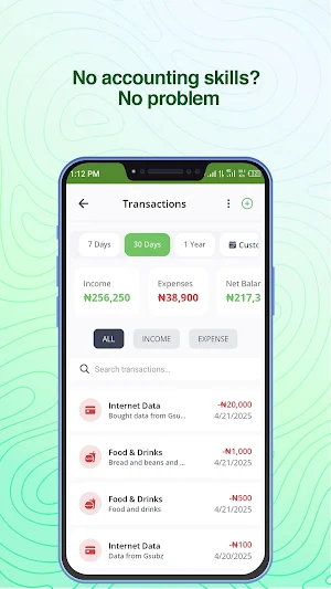 Monesize: Smart Bookkeeping Screenshot 3