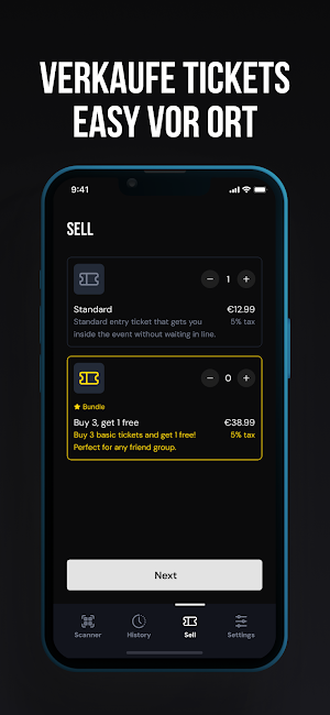 DeepDays Ticket Scanner Screenshot 2