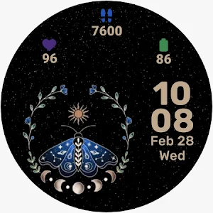 Celestial watch face- 6 Themes Screenshot 0