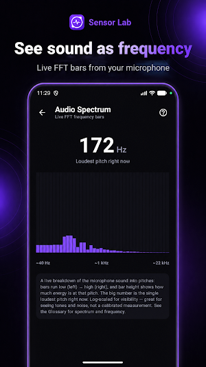 Sensor Lab: Sensor Test Tools Screenshot 2