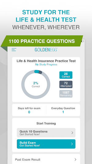 Life & Health Insurance Practice Test Screenshot 0