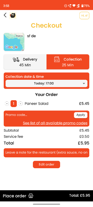 Desi Flamess Takeaway Screenshot 3