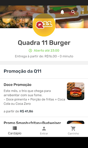Quadra 11 Burger Screenshot 1