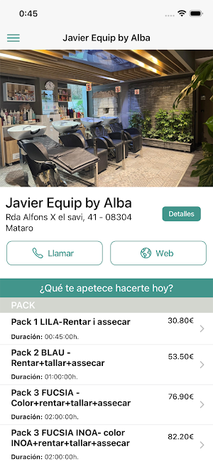 Javier Equip by Alba Screenshot 0