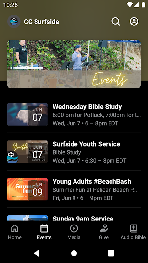 Calvary Chapel Surfside Screenshot 1