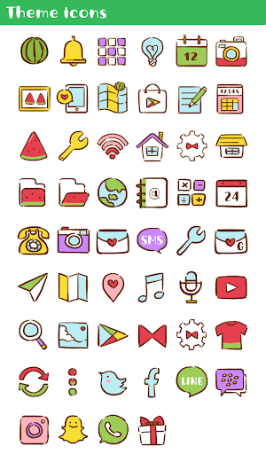 Cute Wallpaper Watermelon Breeze Theme Screenshot 3