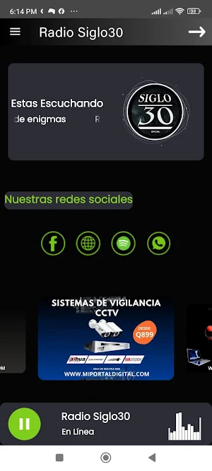 Radio Siglo30 Screenshot 2