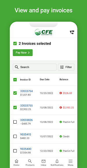 CFE Coop Connect Screenshot 2