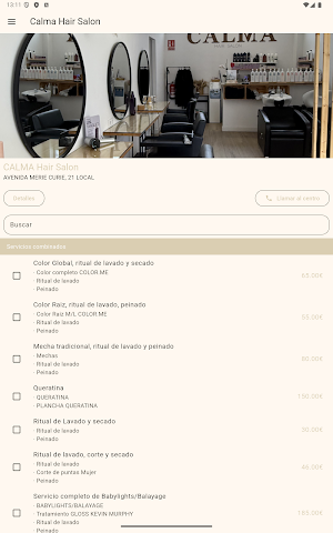 Calma Hair Salon Screenshot 3