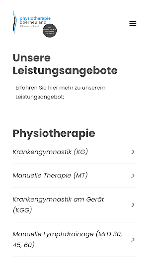 Physiotherapie Oberneuland Screenshot 2