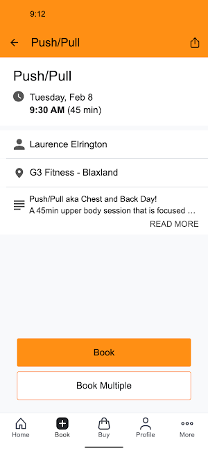 G3 Fitness Centre Screenshot 2