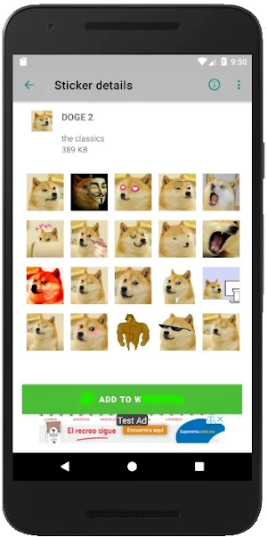 Stickers Doge Meme Screenshot 3