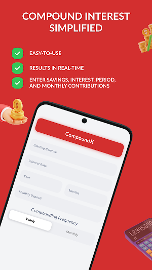 CompoundX - Compound interest Screenshot 0