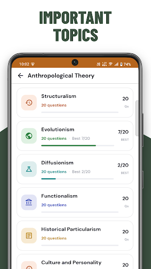 Anthropology Quiz Practice Screenshot 3
