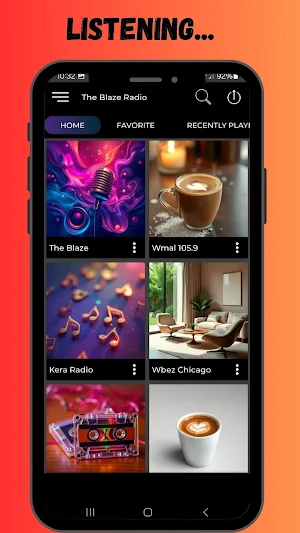 The Blaze Radio App Dallas Tx Screenshot 1