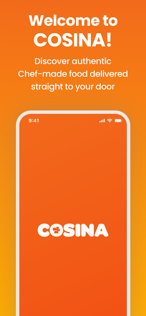 COSINA – Food by Local Chefs Screenshot 0