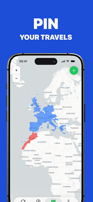 TripPins: Country Tracker Screenshot 0