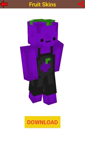 Fruit Skins for Minecraft PE Screenshot 1