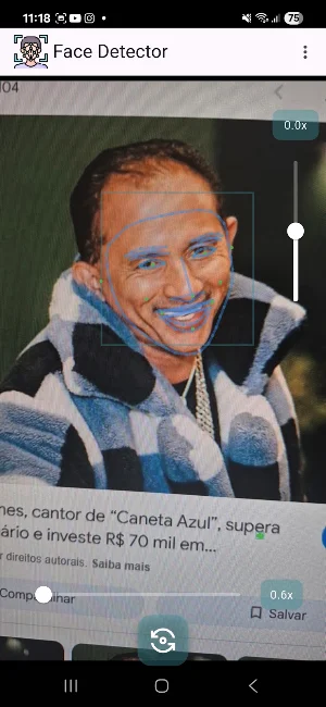 Face Detector - DF MLKIT Screenshot 1