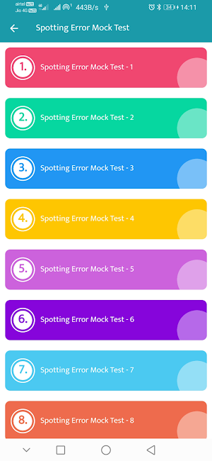 SSC CGL English Mock Test 2024 Screenshot 3